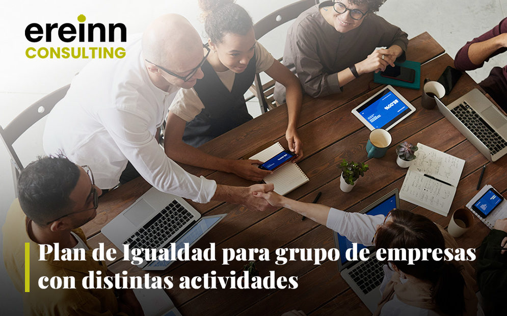 Plan de Igualdad para grupo de empresas con distintas actividades